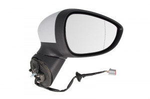 Oglinda dreapta potrivit FORD B-MAX dupa 2012 - electrica, asferic, incalzita, crom, grunduita - Img 2