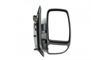 Oglinda dreapta potrivit NISSAN INTERSTAR; OPEL Movano; RENAULT MASTER 2004-2010 - electrica incalzita, brat scurt