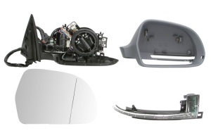 Oglinda exterioara dreapta potrivita Audi A6 C6 2008-2011 - asferice
