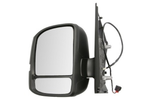 Oglinda exterioara stanga potrivita MAN TGE; VW CRAFTER II, GRAND CALIFORNIA dupa 2016 - convexa, manual, fara incalzire, 6 buc pini