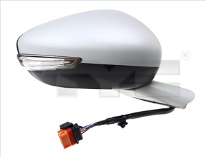 Oglinda exterioara stanga potrivita Peugeot 508, 508 I - electric, convexa, cu incalzire, captuseala, pliabil electric