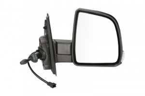 Oglinda laterala Dreapta mecanic, crom, cu senzor de temperatura potrivit OPEL COMBO TOUR, COMBO/MINIVAN - Img 1