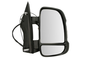 Oglinda laterala Dreapta potrivit CITROEN JUMPER II; FIAT DUCATO; PEUGEOT BOXER dupa 2006 - (electric; convexa, cu incalzire; mic de statura, cu indicator; antena; bec wy5w)