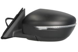 Oglinda laterala stanga (electric, convex, cu incalzire, grund, rabatare electrica, cu semnalizare) potrivit NISSAN ROGUE II, X-TRAIL III T32 01.14-08.22 - Img 2