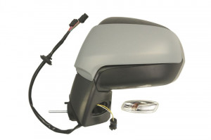 Oglinda stanga electrica incalzita, grunduita, pliabila electric PEUGEOT 3008, 5008 dupa 2009 - Img 2