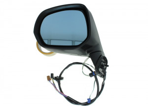 Oglinda stanga potrivit CITROEN C4 PICASSO 2006-2016 - electrica incalzita, albastra, grunduita, pliabila electric
