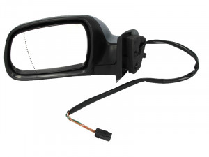 Oglinda stanga potrivit PEUGEOT 307 2000-2007 - electrica, asferic, incalzita, grunduita