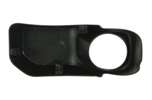 Ornament bandou bara dreapta cu locas lampa ceata, plastic, negru potrivit JEEP WRANGLER III JK 08.10-11.17 - Img 2