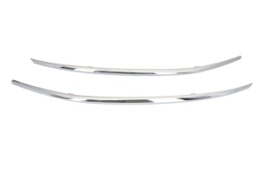 Ornament bandou bara fata Dreapta Inferior, plastic, crom potrivit MERCEDES S W222, V222, X222 2013-2020