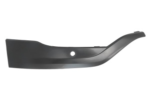 Ornament bara Dreapta Fata potrivit VW T-CROSS 2018-2023 - (Inferior, cu gauri pentru senzorii de parcare; negru-mat; R-LINE)