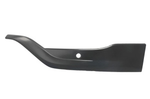 Ornament bara Stanga Fata potrivit VW T-CROSS 2018-2023 - (Inferior, cu gauri pentru senzorii de parcare; negru-mat; R-LINE)