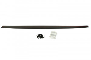 Ornament prag exterior negru-mat, set potrivit BMW 4 F32, F82, 4 F33, F83, 4 GRAN COUPE F36 dupa 2013