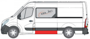 Panou lateral Stanga potrivit OPEL MOVANO A, MOVANO B 2010-2019 - (inaltime 30cm, lungime 148cm) - Img 2