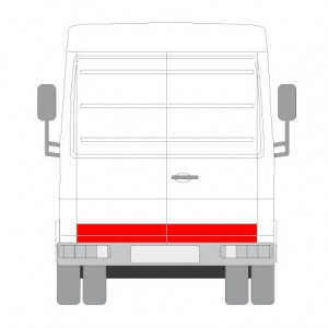 Panou reparatie usa Spate Dreapta/Stanga potrivit MERCEDES VARIO, VARIO (B667, B670, B668), VARIO (B670), VARIO (B670, B668, B667) dupa 1996 - (strat, partea inferioara) - Img 2