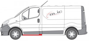 Prag auto Stanga potrivit NISSAN PRIMASTAR; OPEL VIVARO A; RENAULT TRAFIC II 2001-2016 - (scazut) - Img 2