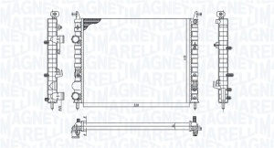 Radiator motor (Manual) potrivit FIAT PALIO, STRADA 1.9D - Img 2