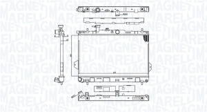 Radiator motor (Manual) potrivit HYUNDAI HIGHWAY, MATRIX, TRAJET 1.6-2.7 - Img 2