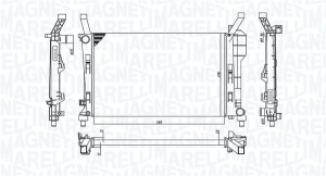 Radiator motor (Manual) potrivit MERCEDES A (W169), B SPORTS TOURER (W245) 1.5/1.7 - Img 3