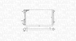 Radiator motor (Manual) potrivit VW NEW BEETLE 1.4-2.5 - Img 2