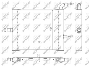 Radiator motor potrivit LAND ROVER DISCOVERY V, RANGE ROVER IV, RANGE ROVER SPORT II 2.0-5.0 - Img 3