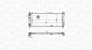 Radiator motor potrivit OPEL COMBO/MINIVAN, CORSA B, CORSA B/HATCHBACK, TIGRA 1.0-1.7D - Img 2
