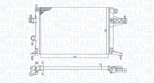 Radiator motor potrivit OPEL COMBO TOUR, COMBO/MINIVAN, CORSA C, TIGRA 1.4-1.8 - Img 1
