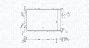 Radiator motor potrivit OPEL COMBO TOUR, COMBO/MINIVAN, CORSA C, TIGRA 1.4-1.8 - Img 3