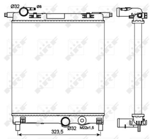 Radiator motor potrivit SEAT MII; SKODA CITIGO, E-CITIGO; VW LOAD UP, UP! 1.0/1.0CNG/Electric - Img 4