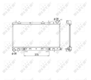 Radiator motor potrivit SUBARU FORESTER 2.0 - Img 3