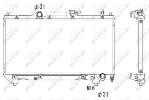 Radiator motor potrivit TOYOTA AVENSIS 2.0 - Img 1