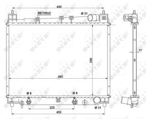 Radiator motor potrivit TOYOTA YARIS, YARIS VERSO 1.3 - Img 3