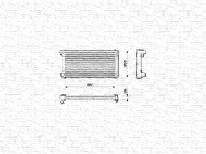 Radiator racire motor potrivit FIAT IDEA, PUNTO, PUNTO/HATCHBACK; LANCIA MUSA 1.8/1.9D 09.99- - Img 1