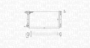 Radiator racire motor potrivit FIAT IDEA, PUNTO, PUNTO/HATCHBACK; LANCIA MUSA 1.8/1.9D 09.99- - Img 3