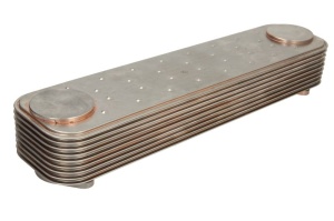 Radiator ulei (100x73x340mm, numar de nervuri: 9) potrivit IVECO EUROSTAR, EUROTECH MP, STRALIS I, STRALIS II F3AE0681B-F3AE3681D 01.93- - Img 1