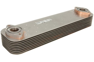 Radiator ulei (100x73x340mm, numar de nervuri: 9) potrivit IVECO EUROSTAR, EUROTECH MP, STRALIS I, STRALIS II F3AE0681B-F3AE3681D 01.93- - Img 2