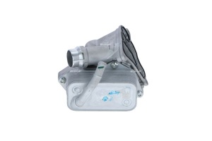 Radiator ulei (cu carcasa filtru ulei) potrivit BMW 1 (E81), 1 (E82), 1 (E87), 1 (E88), 1 (F20), 1 (F21), 2 (F22, F87), 2 (F23), 3 (E90), 3 (E91), 3 (E92), 3 (E93), 3 (F30, F80) 1.6-3.0H 09.04-06.21 - Img 1