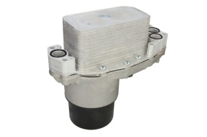 Radiator ulei (cu carcasa filtru ulei) potrivit CITROEN C5 III, C6; JAGUAR F-PACE, XF I, XF II, XF SPORTBRAKE, XJ; LAND ROVER DISCOVERY IV, DISCOVERY V, RANGE ROVER IV 3.0D/3.0DH 03.09- - Img 1