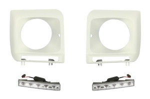 Rama far fata potrivita Mercedes-Benz G-KLASA W461, W462, W463 1989-2018 - plastic, grunduita