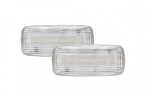 Semnalizator lampa lateral stanga/dreapta transparent, LED, dinamic potrivit AUDI A3, A4 B5, A6 C5, TT 1.6-4.2 1994-2006 - Img 1
