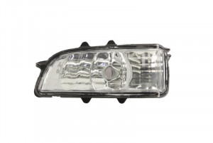 Semnalizator oglinda stanga potrivit VOLVO C30, C70 II, S40 II, S60 I, S80 II, V40, V50, V70 III dupa 2004 - alb