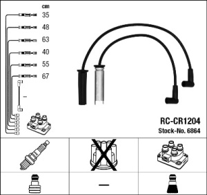 Set cablaj aprindere Chrysler Voyager 3.3 95-01 - Img 2