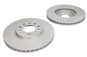 Set discuri frana (2 buc.) Fata Dreapta/Stanga potrivit CHEVROLET VECTRA, VIVA; LOTUS 2 ELEVEN, ELISE, EUROPA S, EXIGE; OPEL CALIBRA A, SPEEDSTER, VECTRA B; SAAB 900 II 1.6-3.0D 08.91- - Img 1