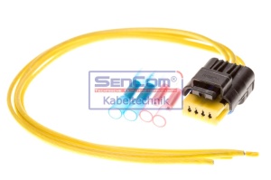 Set reparat cabluri (300mm, numar pini: 4) potrivit CITROEN BERLINGO, BERLINGO MULTISPACE, BERLINGO/MINIVAN, C2, C3 I, C3 PLURIEL, C4, C4 GRAND PICASSO I, C4 I, C4 PICASSO I 0.9-Electric 04.93- - Img 3