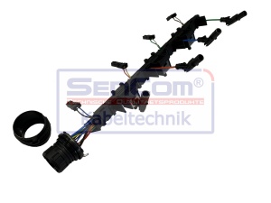 Set reparat cabluri (410mm, numar pini: 1) potrivit AUDI A3, A4 B7; SEAT ALTEA, ALTEA XL, LEON, TOLEDO III; SKODA OCTAVIA II; VW GOLF V, JETTA III, PASSAT B6, TOURAN 2.0D 03.05-12.13 - Img 4