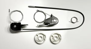 Set reparatie Ghidaj rola usa glisanta Dreapta potrivit VW TRANSPORTER T5, TRANSPORTER T6, TRANSPORTER T6 / CARAVELLE T 2003-2024 - (Cabluri)