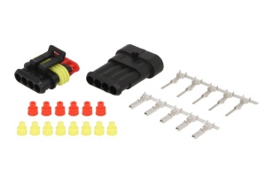 Stecher, numar pini: 4, Kit reparare, potrivit AUDI; BMW; DAF; IVECO; MAN; MB; MERCEDES; RVI; SEAT; SKODA; VOLVO; VW - Img 2