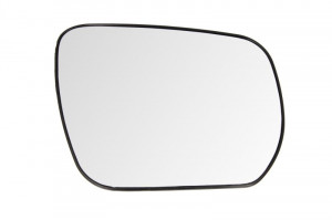 Sticla oglinda dreapta potrivit SUZUKI GRAND VITARA II, XL7 2005-2009 - incalzita, crom
