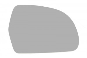 Sticla oglinda exterioara Dreapta potrivit AUDI A3, A4 ALLROAD B8, A4 B8, A5, A6 ALLROAD C6, A6 ALLROAD C7, A6 C6, A8 D3, Q3; SKODA OCTAVIA II, SUPERB II 2002-2018 - (convexa, incalzita, crom)