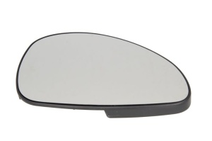 Sticla oglinda laterala Dreapta potrivit CITROEN C4, C4 I 2004-2013 pana in 2009 - (convexa, incalzita, crom)
