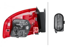 Stop lampa spate Dreapta (exterior, LED/P21W) potrivit AUDI A4 ALLROAD B8, A4 B8 11.07-05.16 - Img 4